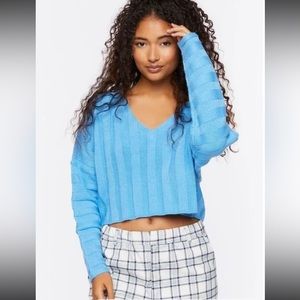 Ribbed Relaxed-Fit Sweater FOREVER 21 size Small New With Tags